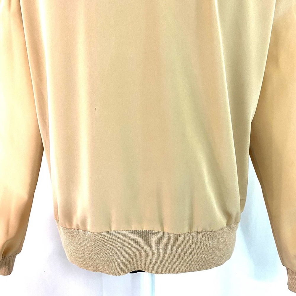 Philippe Marques Tan Pullover Button Front Sweater - image 7